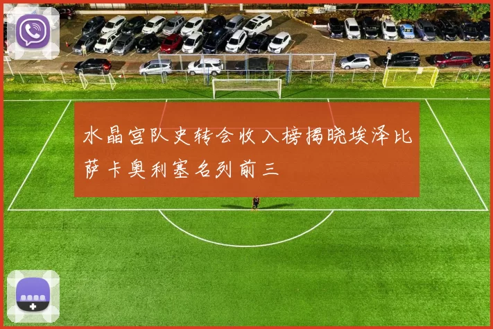 水晶宫队史转会收入榜揭晓埃泽比萨卡奥利塞名列前三